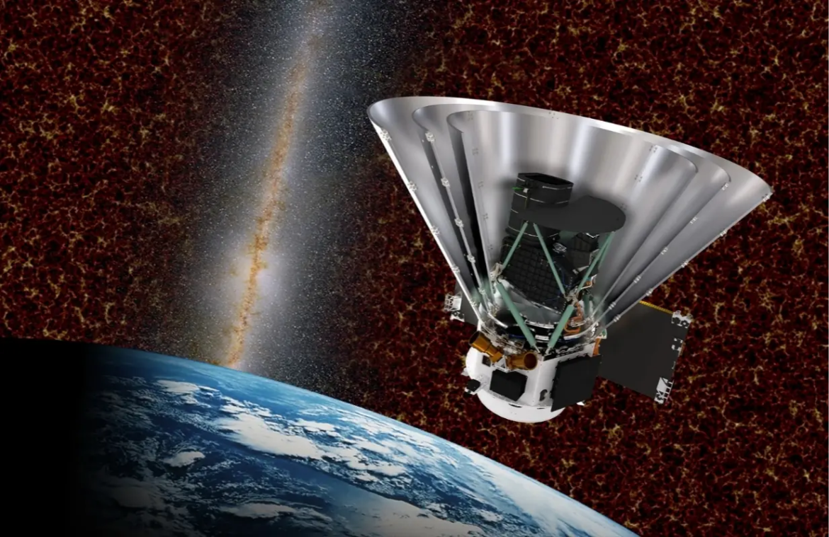 NASA SPHEREx望远镜发布首张102色红外全天图