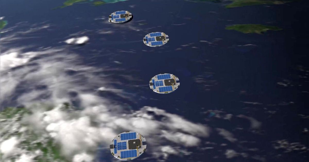 NASA发射四艘飞碟形航天器入轨