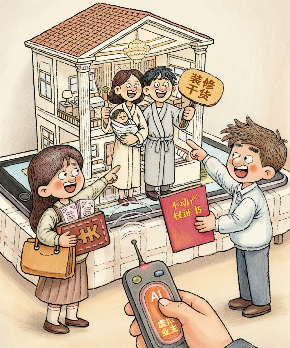 装修公司用AI夫妻图透支消费信任