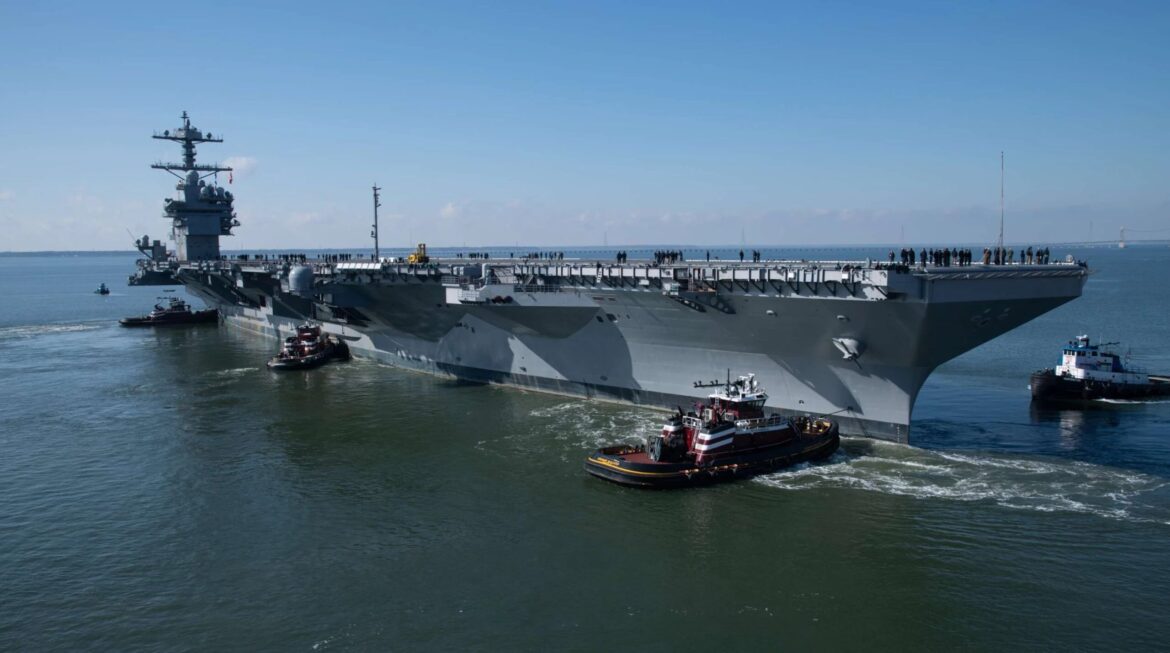 “肯尼迪号”航母首次出海，开启建造方海试