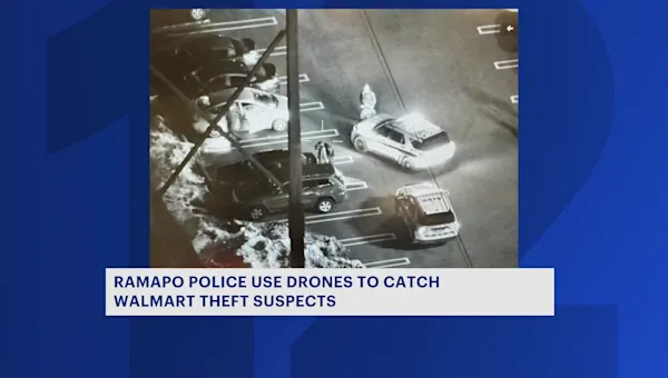 警方：Ramapo 警官使用无人机抓获沃尔玛盗窃嫌疑人