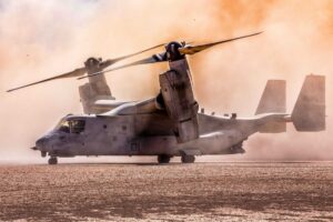 美国海军陆战队对 360 架 MV-22B 鱼鹰倾转旋翼机进行现代化改造，使其服役至 2050 年代
