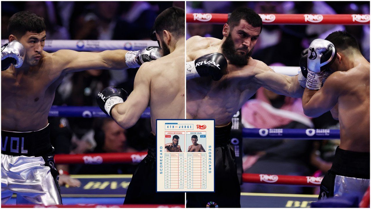 Artur Beterbiev vs Dmitry Bivol 2 的官方 AI 裁判记分卡揭晓