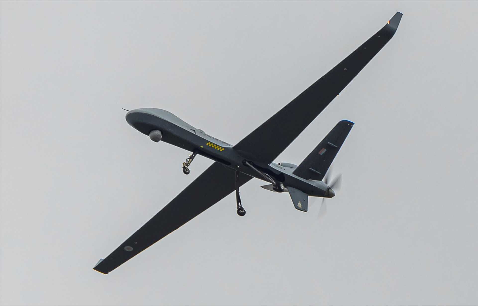 英国皇家空军对其新型 Protector RG1 遥控飞行系统进行飞行测试