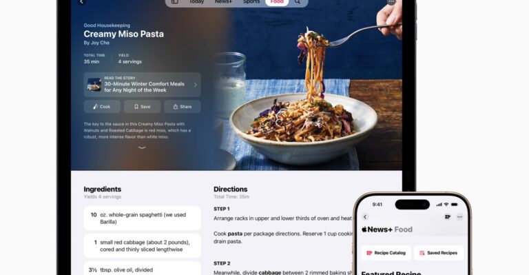 Apple 的 News 应用程序正在获得食谱部分