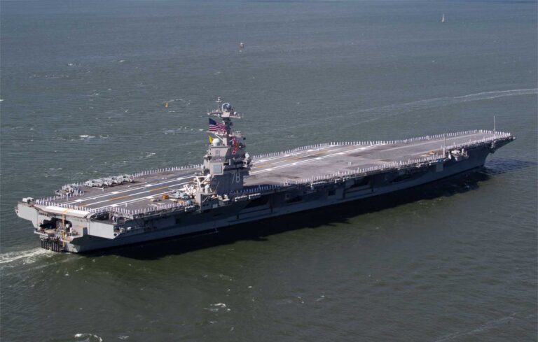 美国海军将在 2025 年继续为三艘 Gerald R. Ford 级航母提供资金，以对抗中国的海军增长