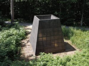 森林中的水上庇护所邀请您思考水和光