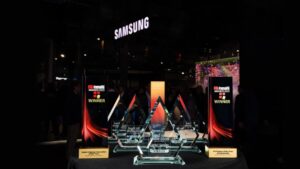 三星的 AI 驱动型可持续标牌解决方案在 ISE 2025 上荣获最高奖项