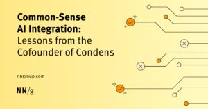 常识性 AI 集成：Condens 联合创始人的经验教训