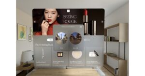 Laura Mercier 与 Infinite Reality™ 公司 Obsess 合作推出 Apple Vision Pro 奢华美妆体验