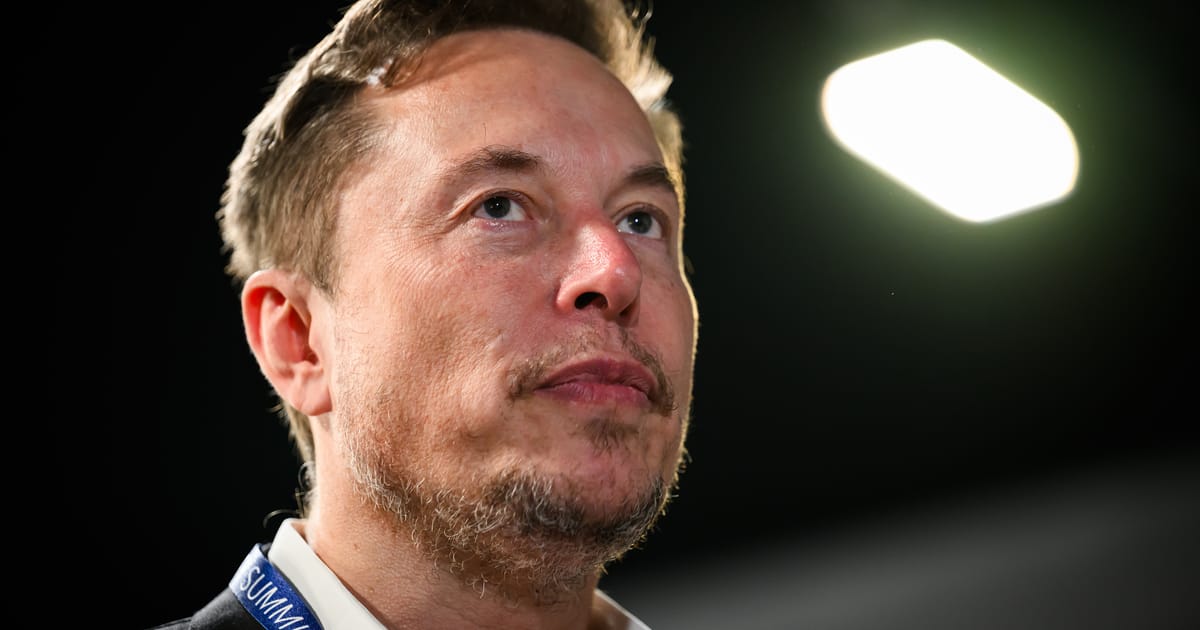 埃隆·马斯克（Elon Musk）表示，他不会来巴黎参加人工智能峰会