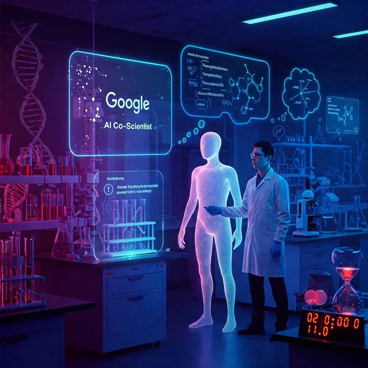 Google 推出 AI Co-Scientist：由 Gemini 2.0 提供支持的更智能、更快速研究的虚拟合作伙伴