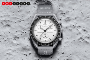 Swatch MoonSwatch 1965 配备令人惊叹的白色表盘