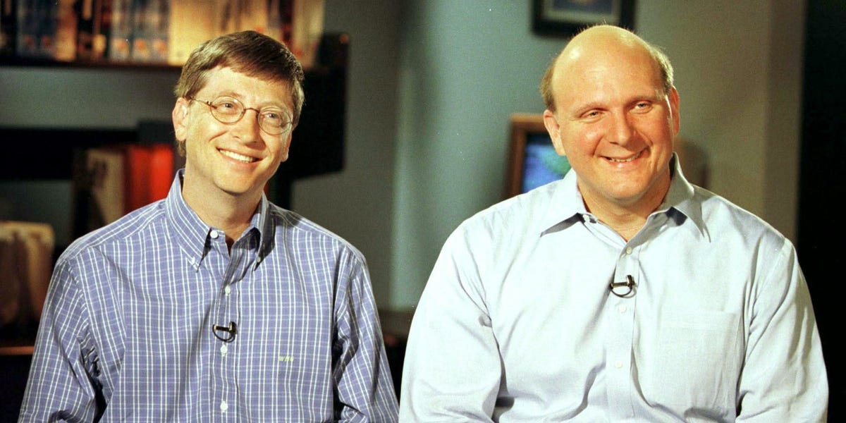 比尔·盖茨说史蒂夫·鲍尔默是他急需的商业伙伴——所以他放弃了 Microsoft 4% 的股份来招募他