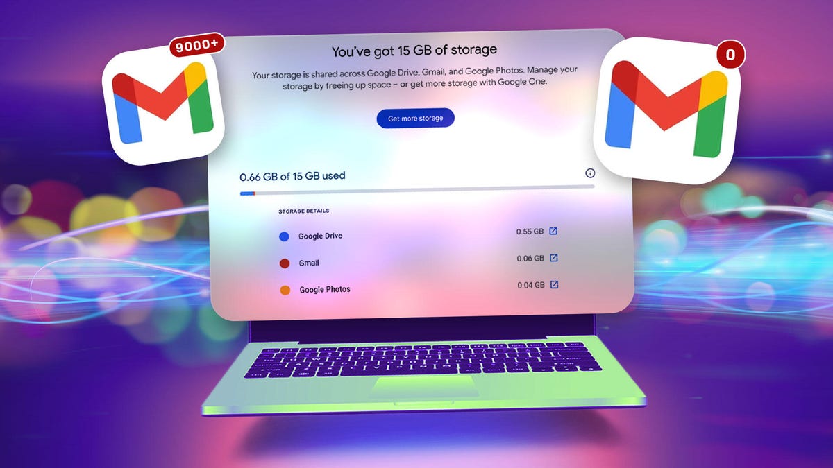 清空您的 Gmail 收件箱并取回 15GB 的存储空间