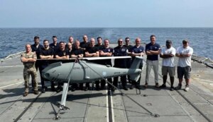 皇家海军的 Peregrine VTOL 无人机在海湾地区首次亮相