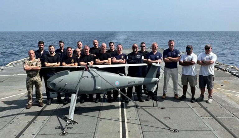 皇家海军的 Peregrine VTOL 无人机在海湾地区首次亮相