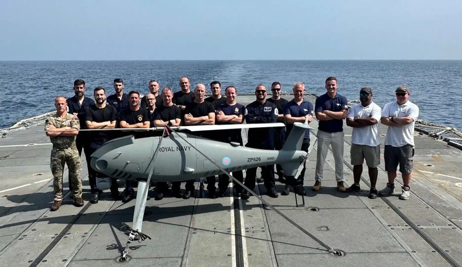 皇家海军的 Peregrine VTOL 无人机在海湾地区首次亮相