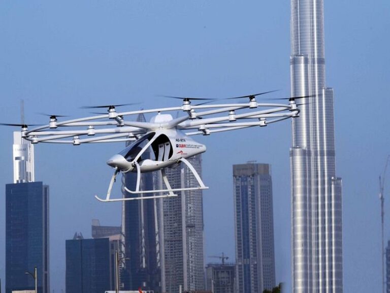 阿联酋绘制连接机场、地标的空中出租车路线