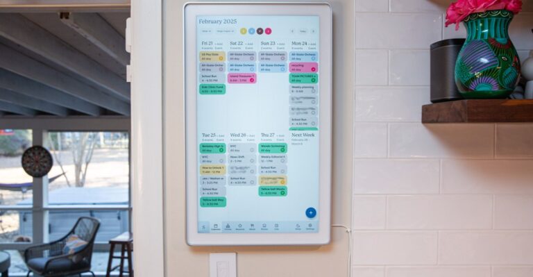 Skylight Calendar Max 评论：忙碌父母的游戏规则改变者