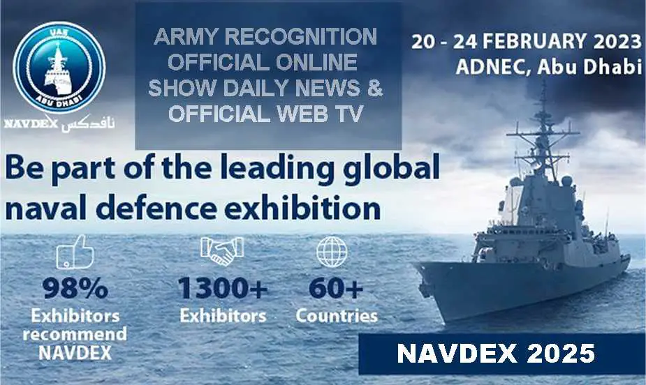 Army Recognition 被任命为 NAVDEX 2025 的官方在线展会、每日新闻和网络电视