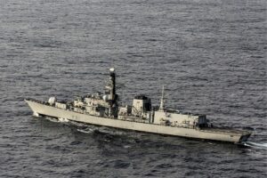 英国海军 HMS Sutherland 23 型护卫舰在升级为新推进器后开始海试