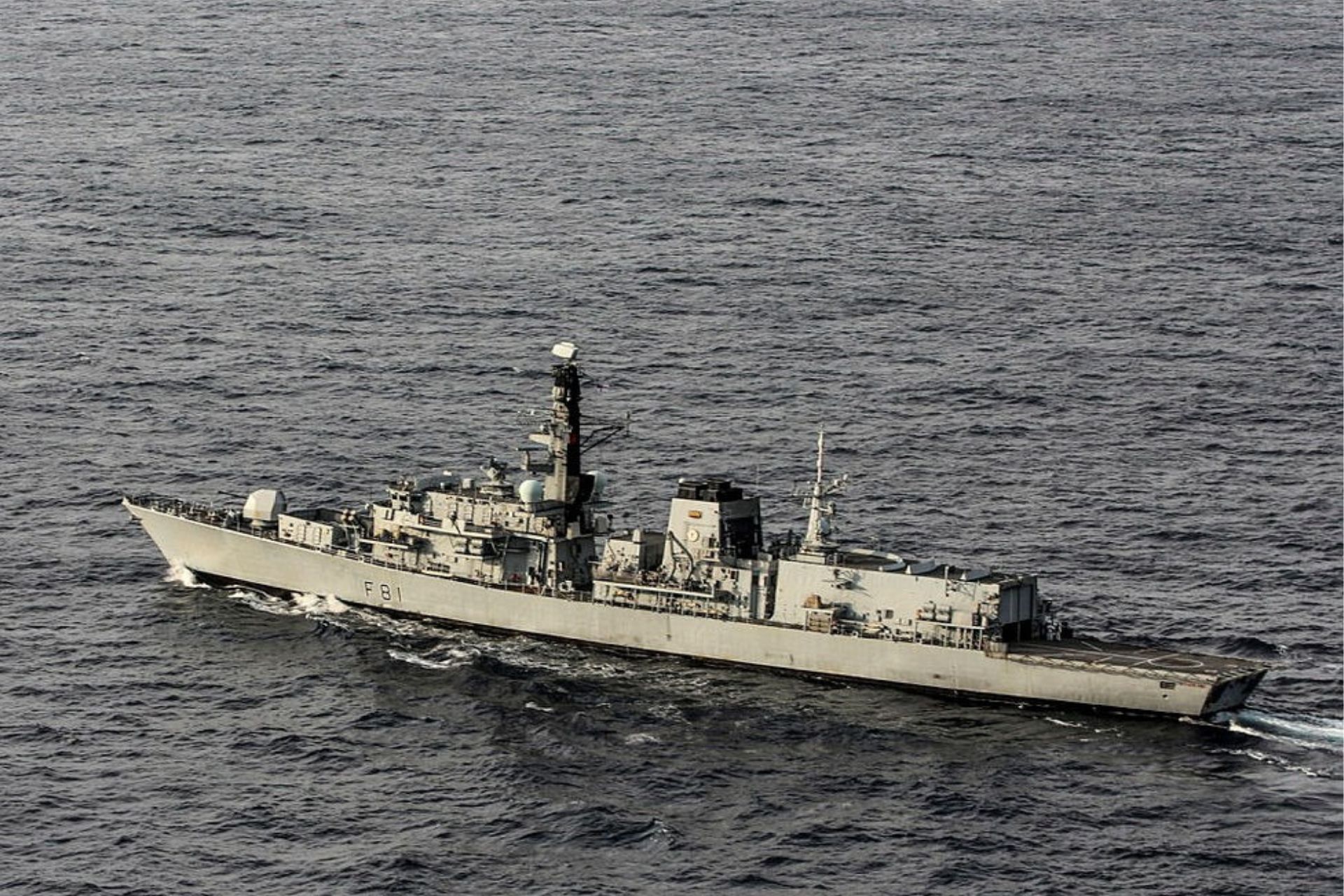 英国海军 HMS Sutherland 23 型护卫舰在升级为新推进器后开始海试