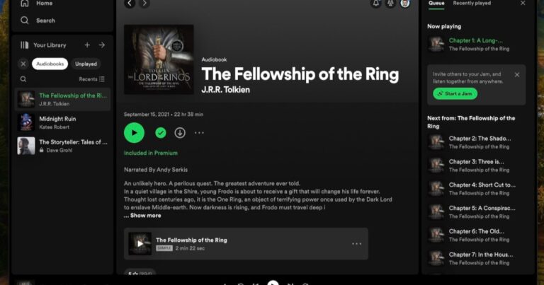 Spotify 现在为其听众提供 AI 讲述的有声读物
