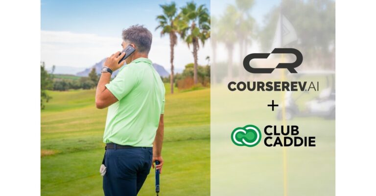 Courserev.ai 和 ClubCaddie 合作将 AI 驱动的开球时间预订引入高尔夫球场