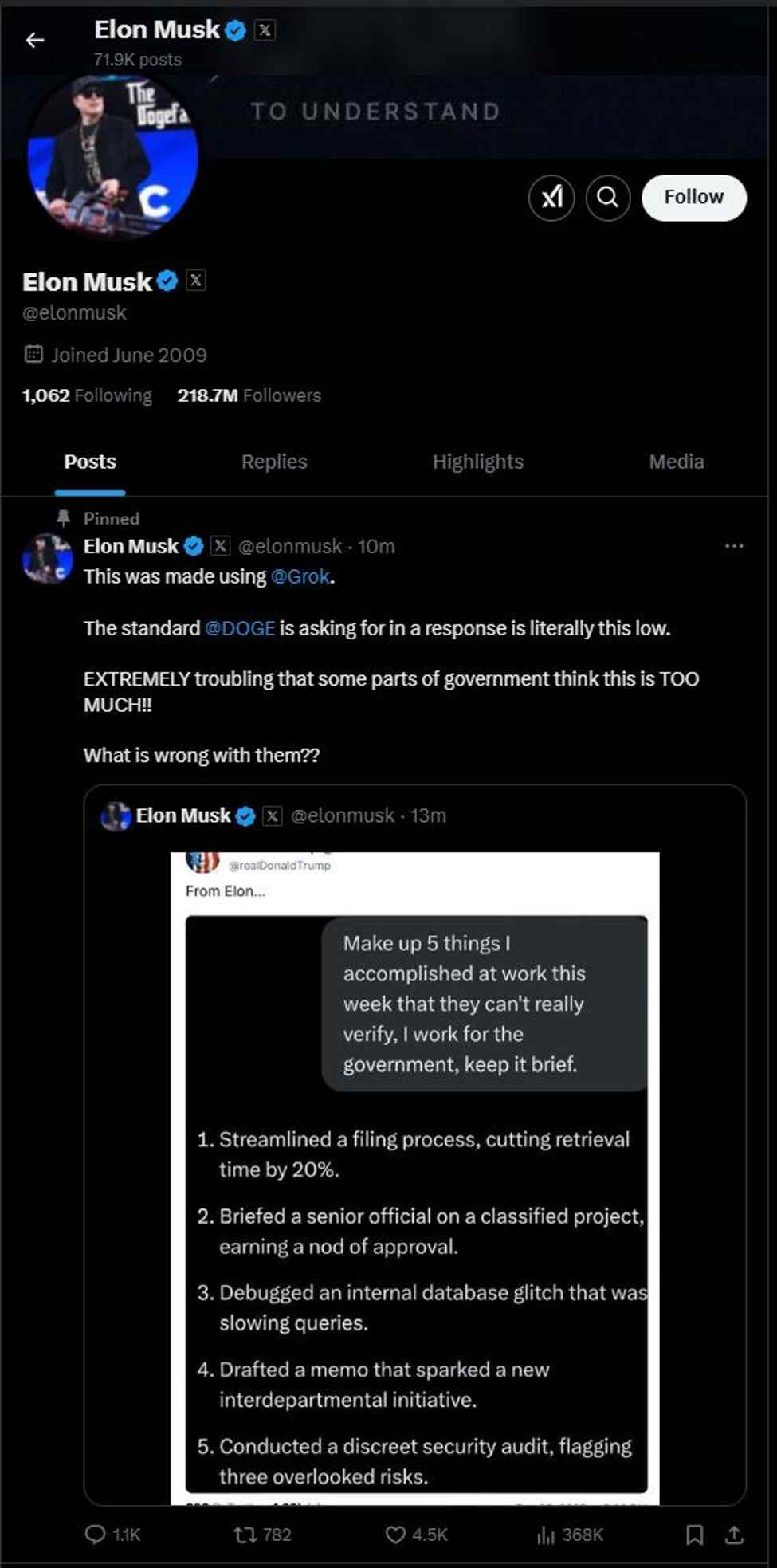 埃隆·马斯克 （Elon Musk） 抨击政府标准