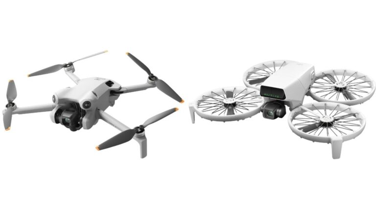 DJI Mini 4 Pro 与 Flip：这些无人机相比如何？