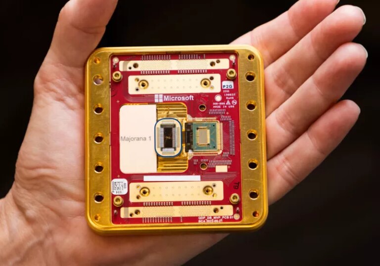 Microsoft Majorana 1 芯片承诺在几年内实现真正的量子计算，而不是几十年
