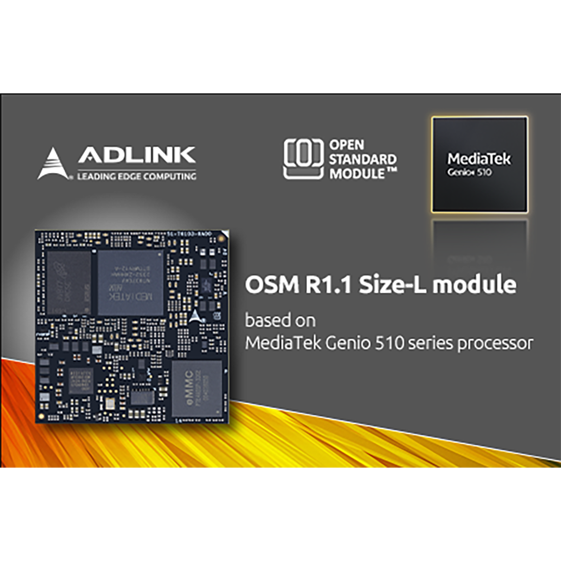 凌华科技推出 OSM-MTK510 Edge 计算机