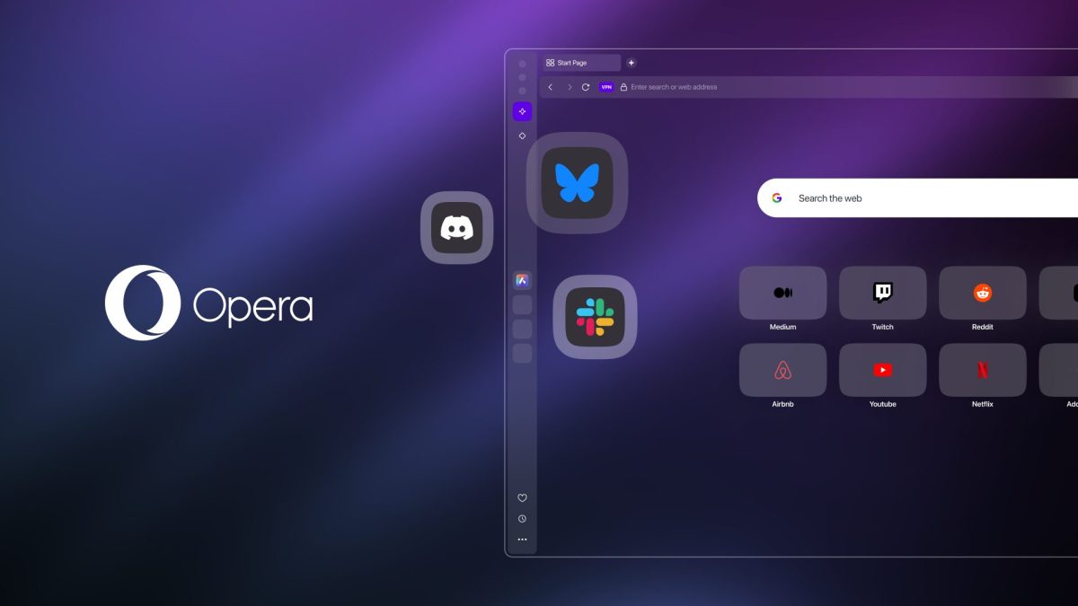 Opera 将 Bluesky、Slack 和 Discord 集成到其浏览器中