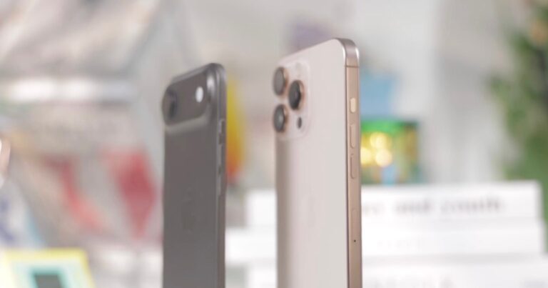 iPhone 17 Air 令人难以置信的轻薄在对比照片中展示