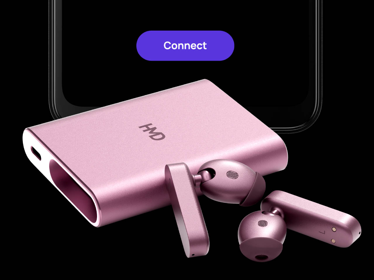 HMD Amped 耳塞可以为您的手机无线充电，但提供几天不间断的音乐