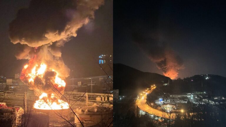 无人机袭击 Tuapse 炼油厂的油箱