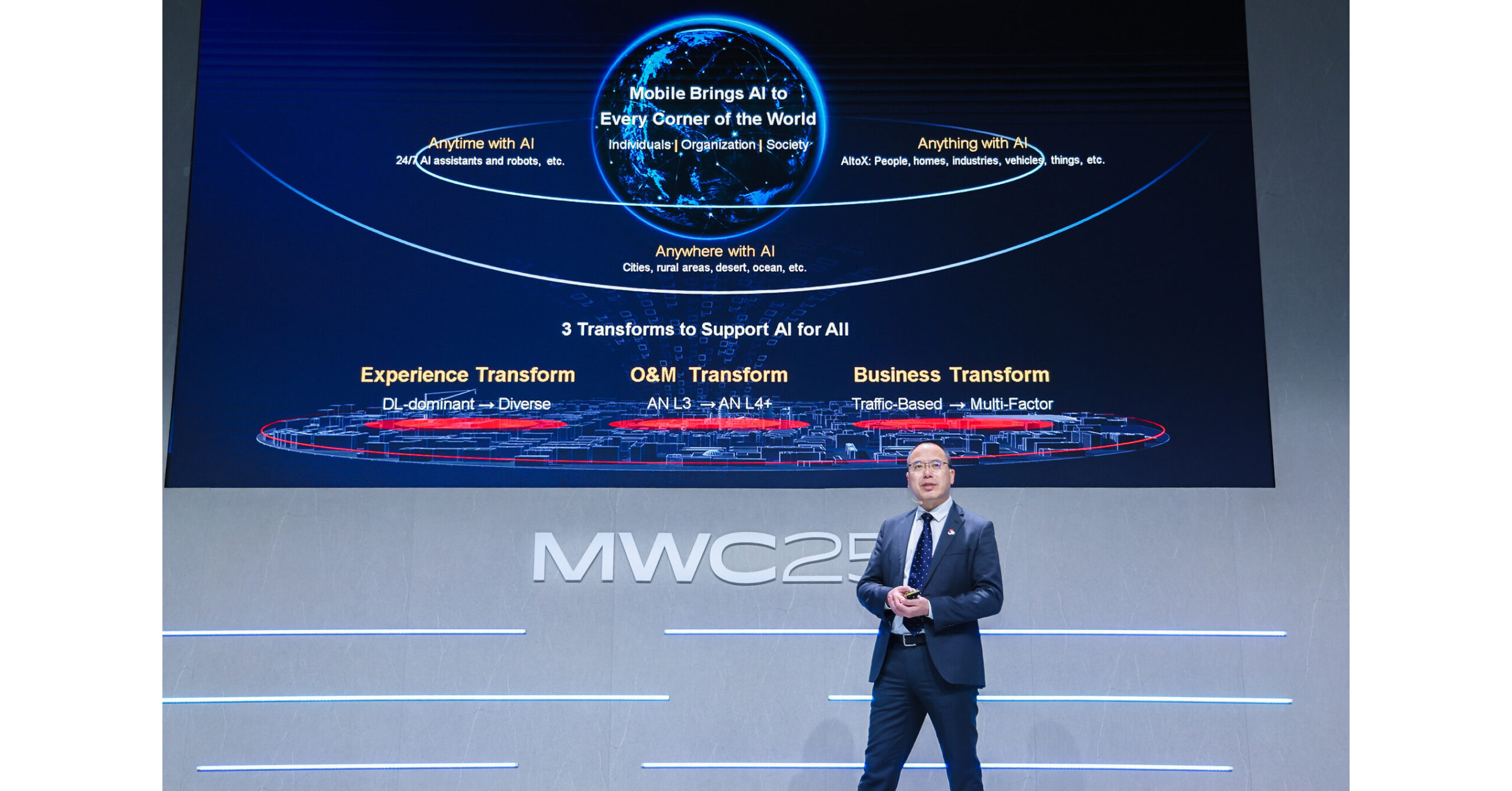 华为发布以 AI 为中心的 5.5G 解决方案，点燃移动 AI 时代