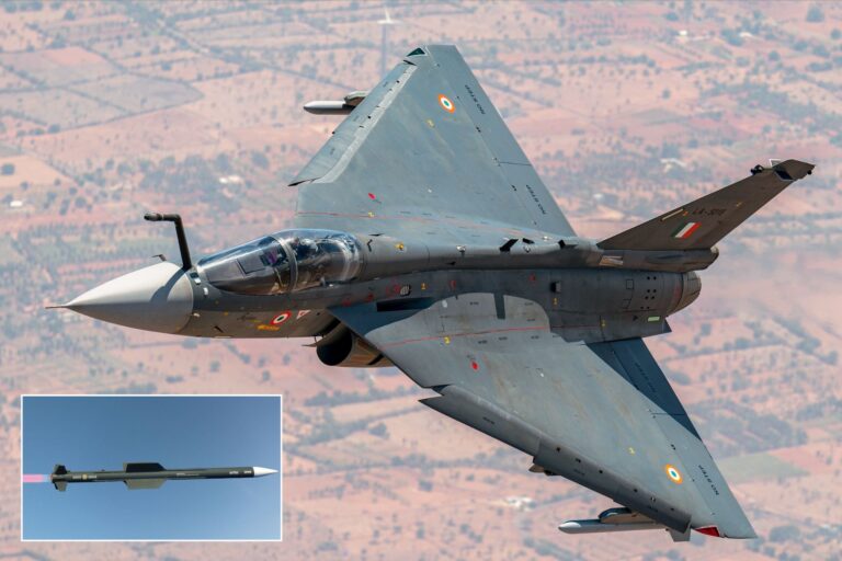 Tejas 战斗机的 Astra 导弹测试推进了印度的战略自主性