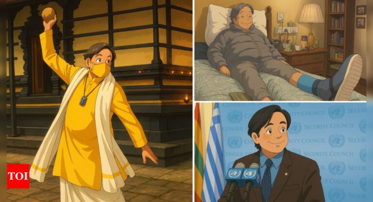 Shashi Tharoor 加入病毒式的 Ghibli 趋势：“把我正式地鬼魂带走吧！
