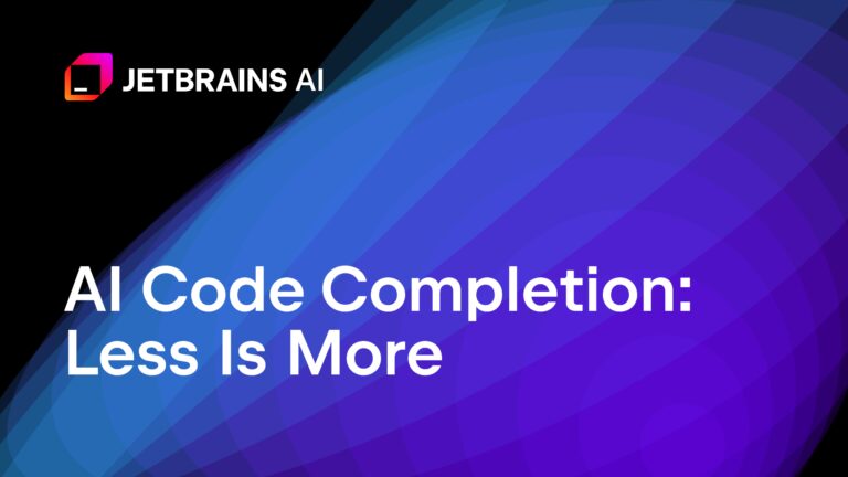 AI 代码补全：少即是多