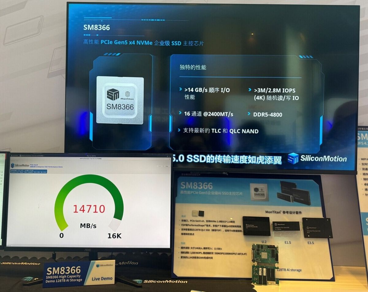 更多 128TB SSD 即将推出，但不会更便宜：NAND 闪存控制器的主要制造商表示 128TB SSD 正在发货