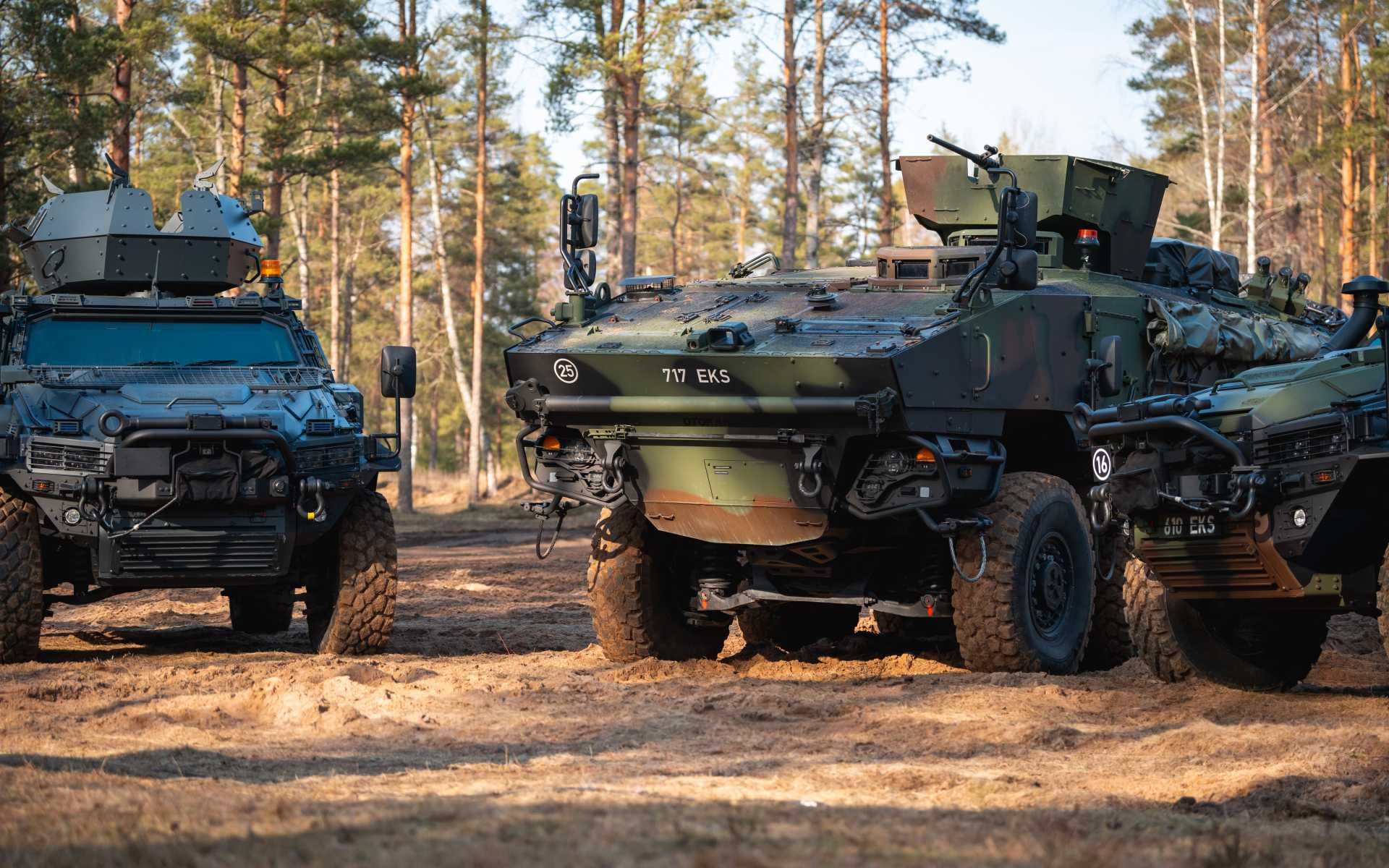 爱沙尼亚用第一辆土耳其制造的 Otokar Arma 6×6 和 Nurol Makina NMS 4×4 装甲车加强了第 2 步兵旅