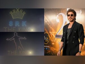 IIFA 2025：无人机以SRK的标志性姿势照亮斋浦尔的天空，他以神奇的“Chaiyya Chaiyya”表演结束颁奖典礼