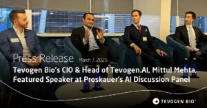 Tevogen Bio的首席信息官兼 Tevogen.AI 主管Mittul Mehta在Proskauer的AI讨论小组中担任特邀演讲者