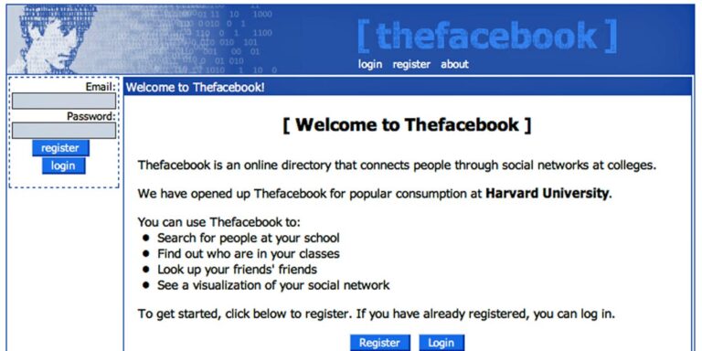 照片显示您的 Facebook 信息流在过去 20 年中的变化