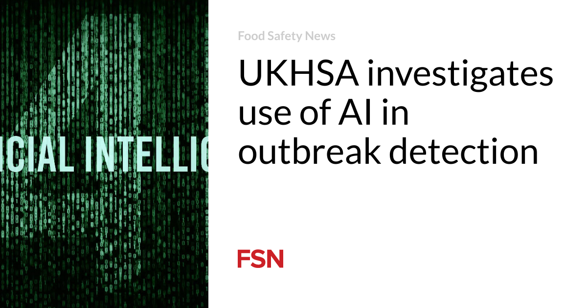 UKHSA 调查 AI 在疫情检测中的使用