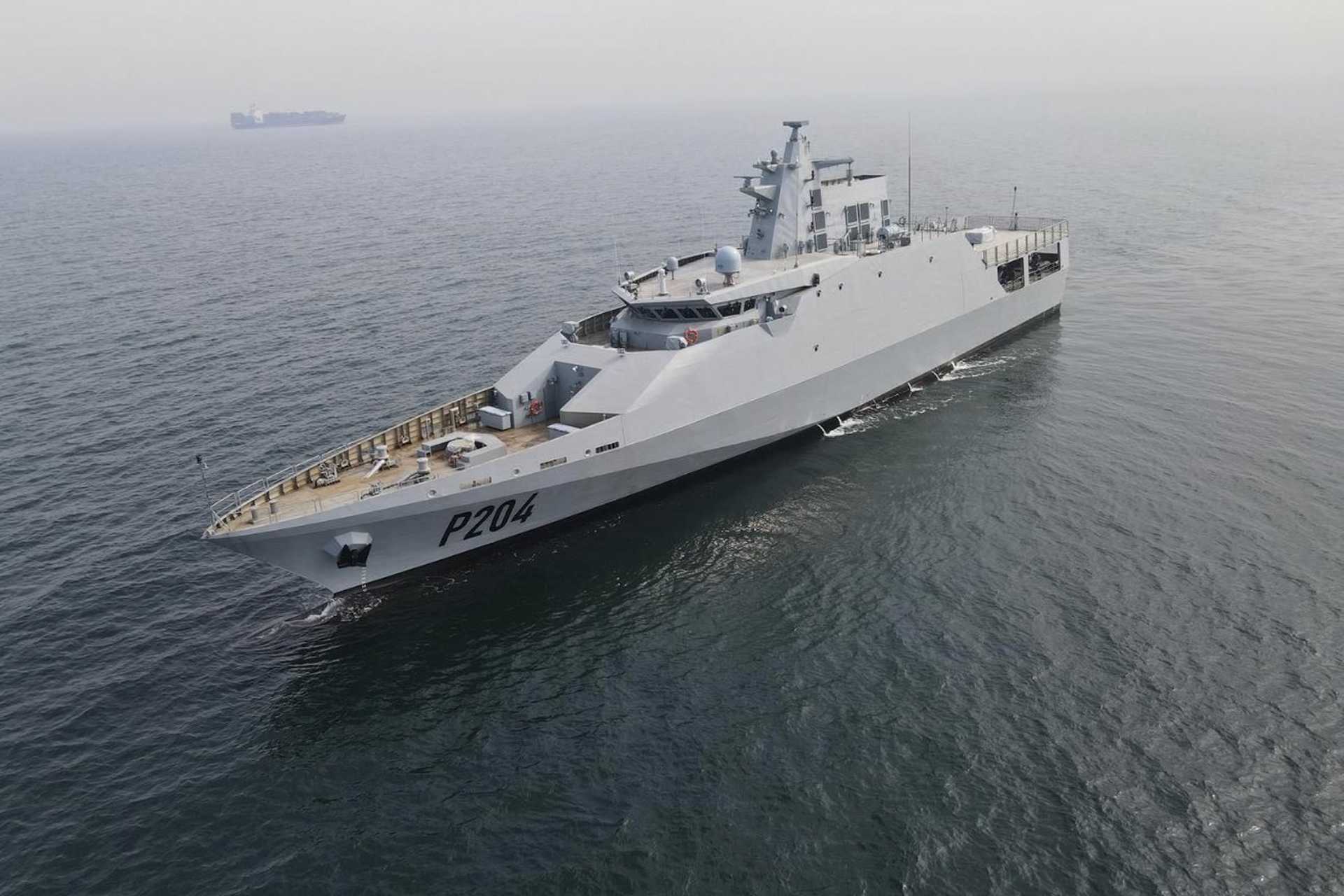 尼日利亚第二艘土耳其制造的 OPV-76 近海巡逻舰完成海上试航