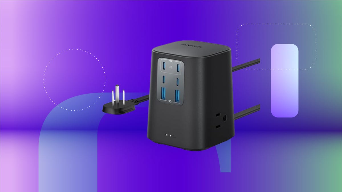 这款 40 合 9 Anker 充电站可享受 1% 的折扣，永不用完插座