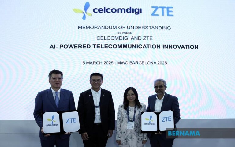 中兴通讯与 CelcomDigi 合作 以人工智能提升马来西亚的电信基础设施